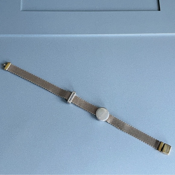 Pandora Reflexions Gold Plat Mesh Bracelet WITHOUT CLIP CHARMS - Picture 6 of 16